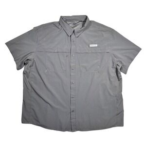 Realtree Fishing Shirt Men 3XL Outdoors Vented Quick Dry Button Up Black Western